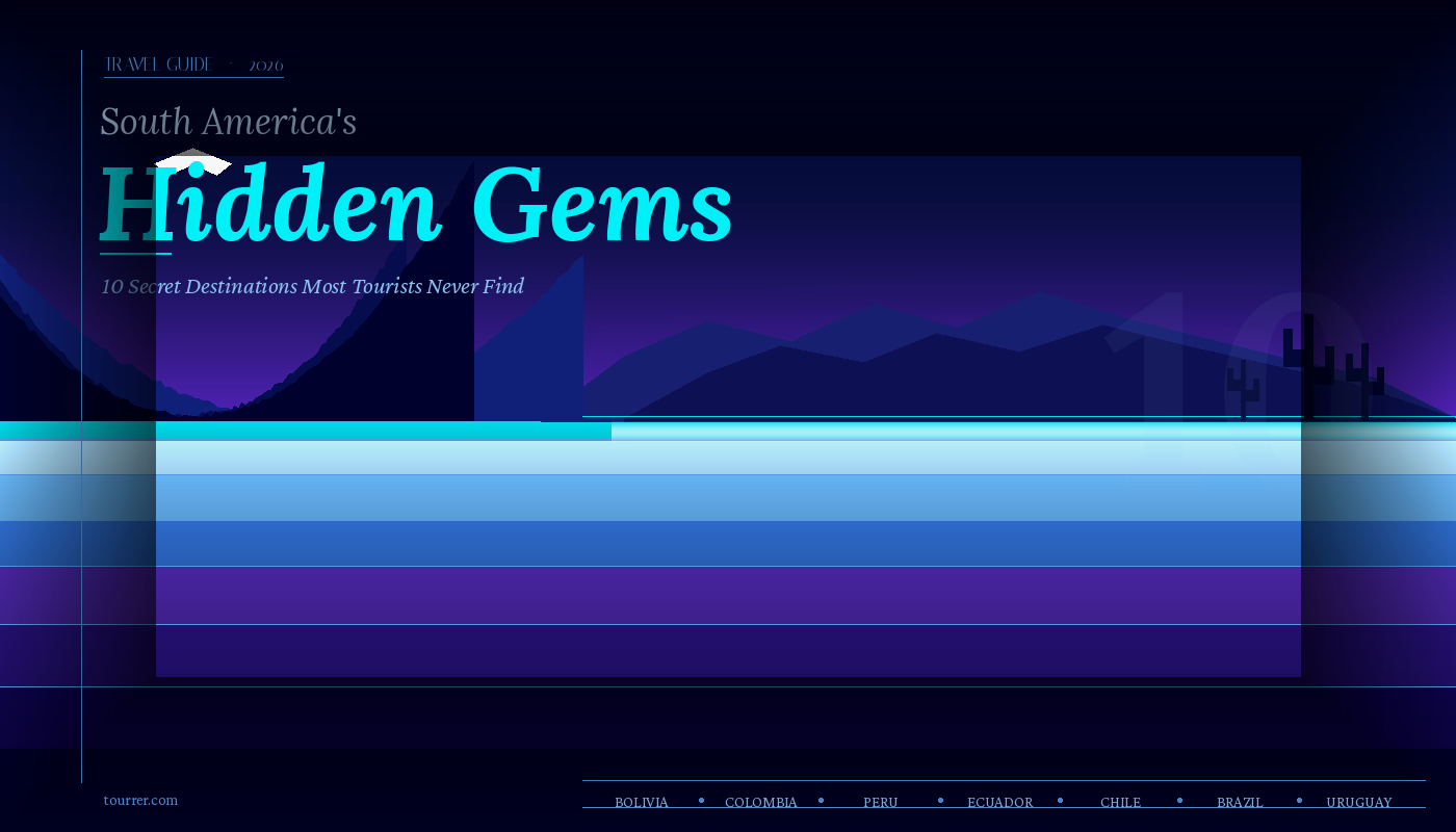 South America's Hidden Gems Most Tourists Never Find